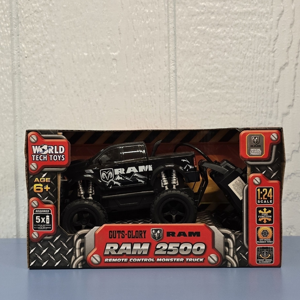 Black RAM 2500 Remote Control Monster Truck New